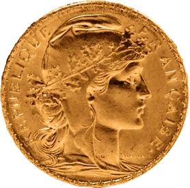 10 Francs Marianne Coq Or