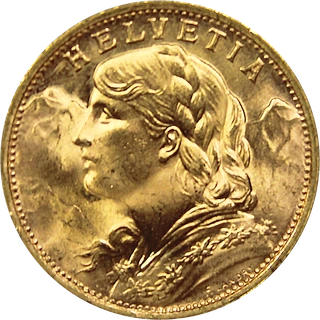 20 Francs Suisse Or