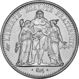 10 Francs Hercule Argent