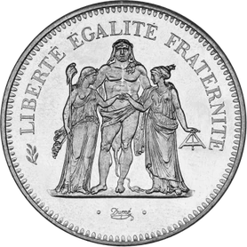 50 Francs Hercule Argent