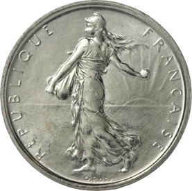 5 Francs Semeuse Argent